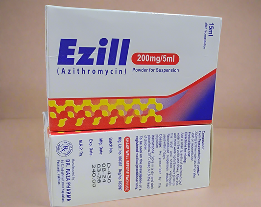 Ezill Suspension – Azithromycin 200mg/5ml | 15ml