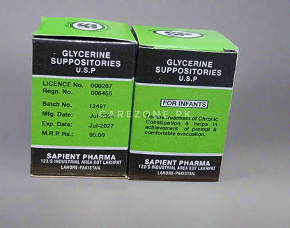 Glycerine suppository infant