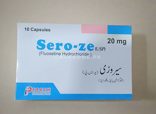 Sero-ze Fluoxetine Hydrochloride 20mg Capsules