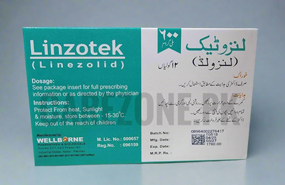 Linzotek tablet (Linezolid 600 mg) 12 tablets