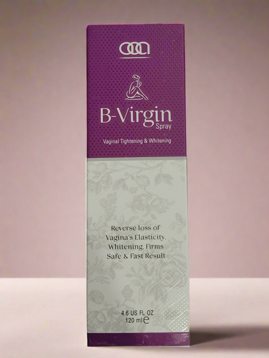 B-Virgin Spray – Vaginal Tightening & Whitening Spray – 120ml | Restores Elasticity & Freshness of Vagina