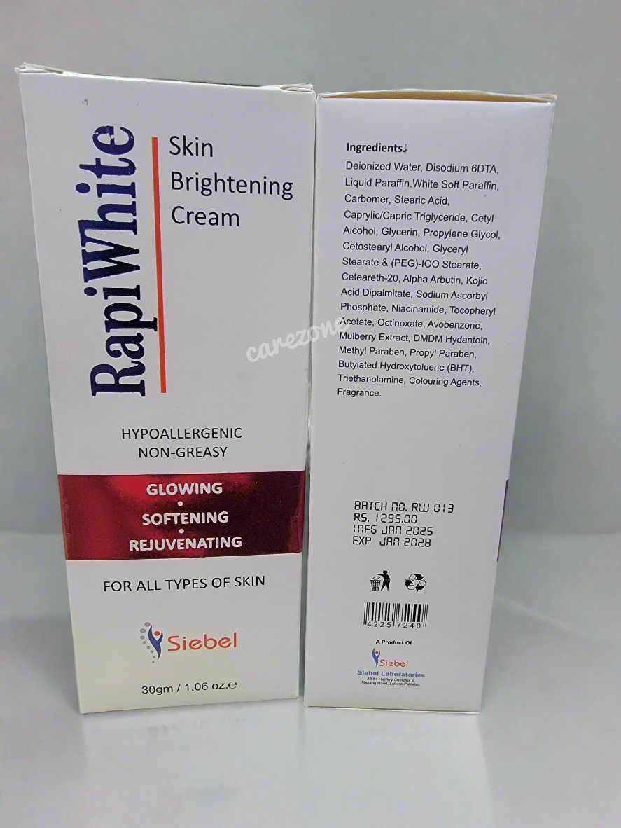 Rapiwhite Skin Brightening Cream - For all skin types- 30g