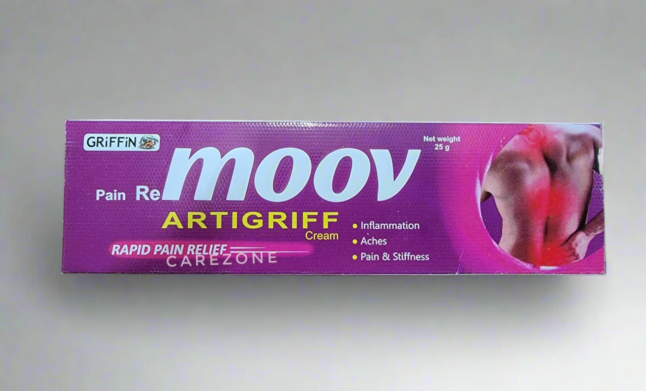 Artigriff Moov Cream for rapid pain removal-25g