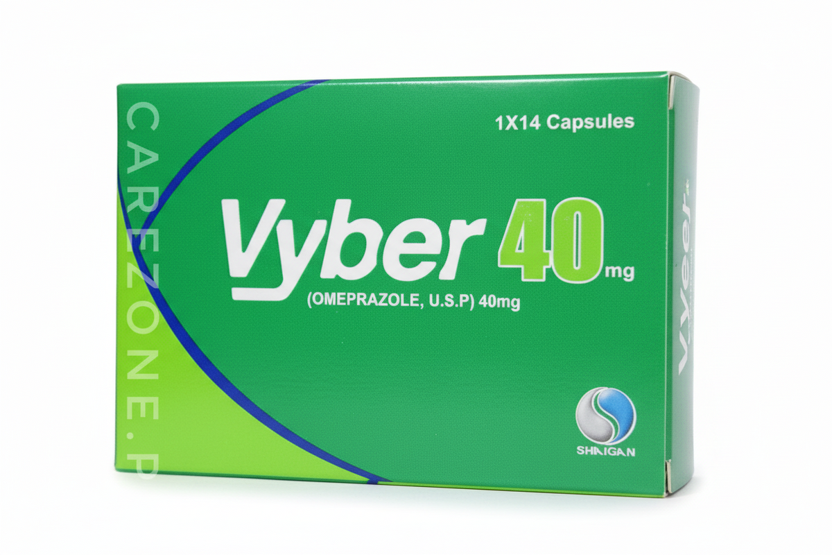 Vyber 40mg capsule (Omeprazole) 14 Capsules – Stomach Acid Reducer ...