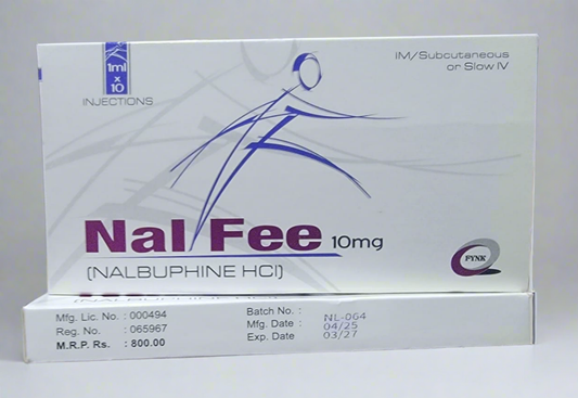 Nal Fee Injection 10mg – Nalbuphine -10 ampoules