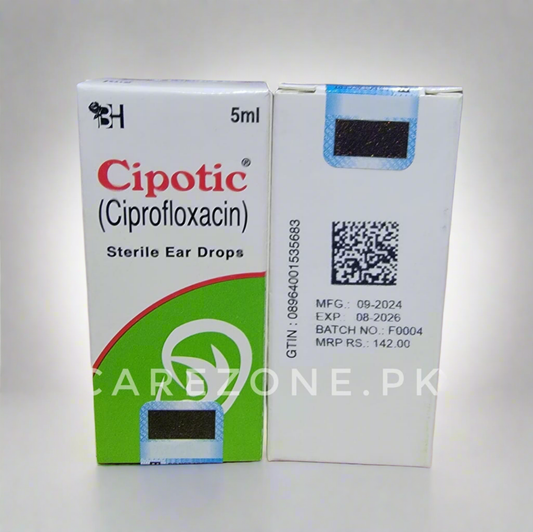 Cipotic Sterile Ear Drops – Ciprofloxacin  – Bacterial Ear Infection Treatment