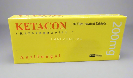 KETACON tablet 200mg (Ketoconazole) – Antifungal – 10 Film-Coated Tablets
