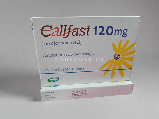 Callfast 120mg (Fexofenadine HCl) – 10 Tablets