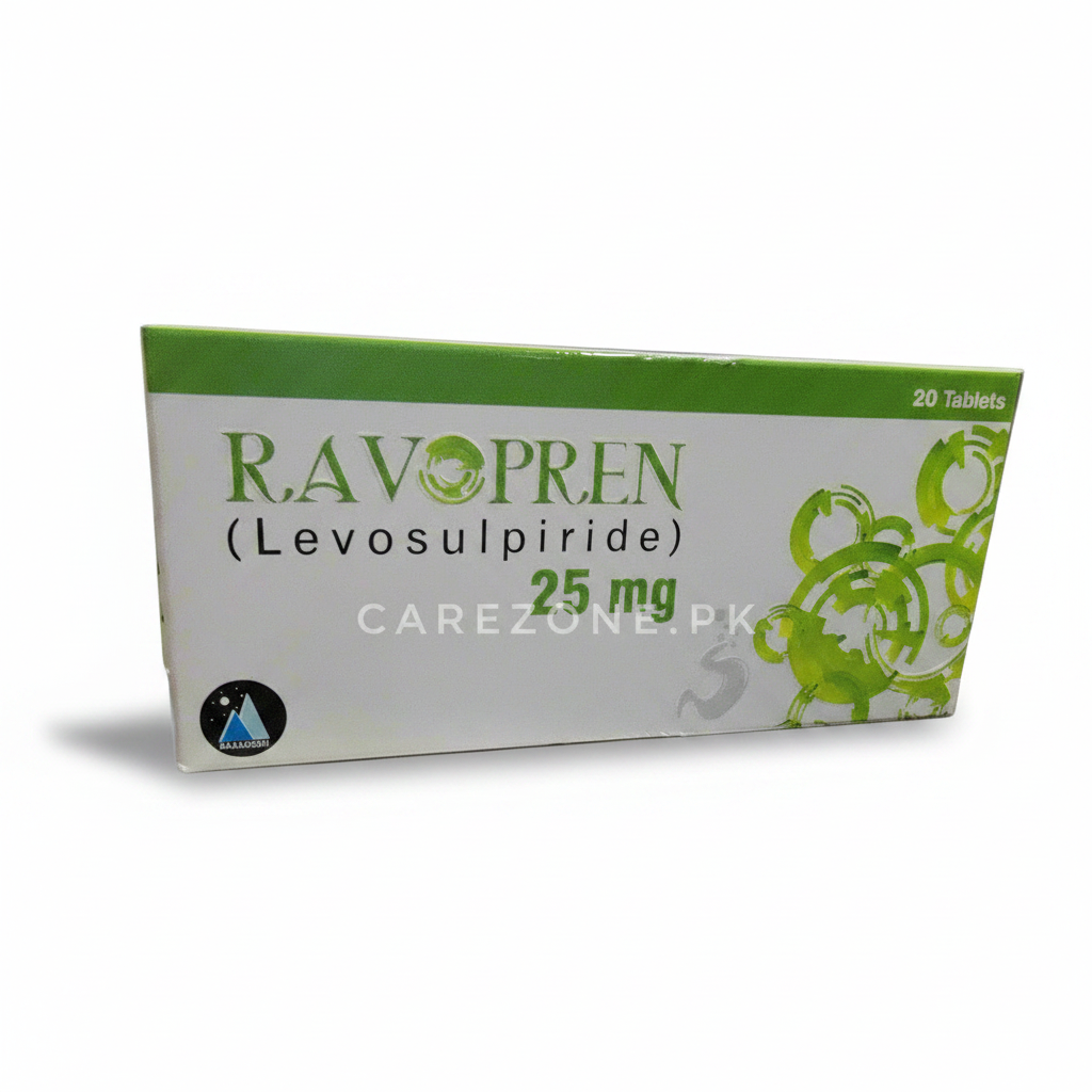 Revopren 25mg Tablets – Levosulpiride Gut Motility, Acidity & Nausea Relief | 20 Tablets