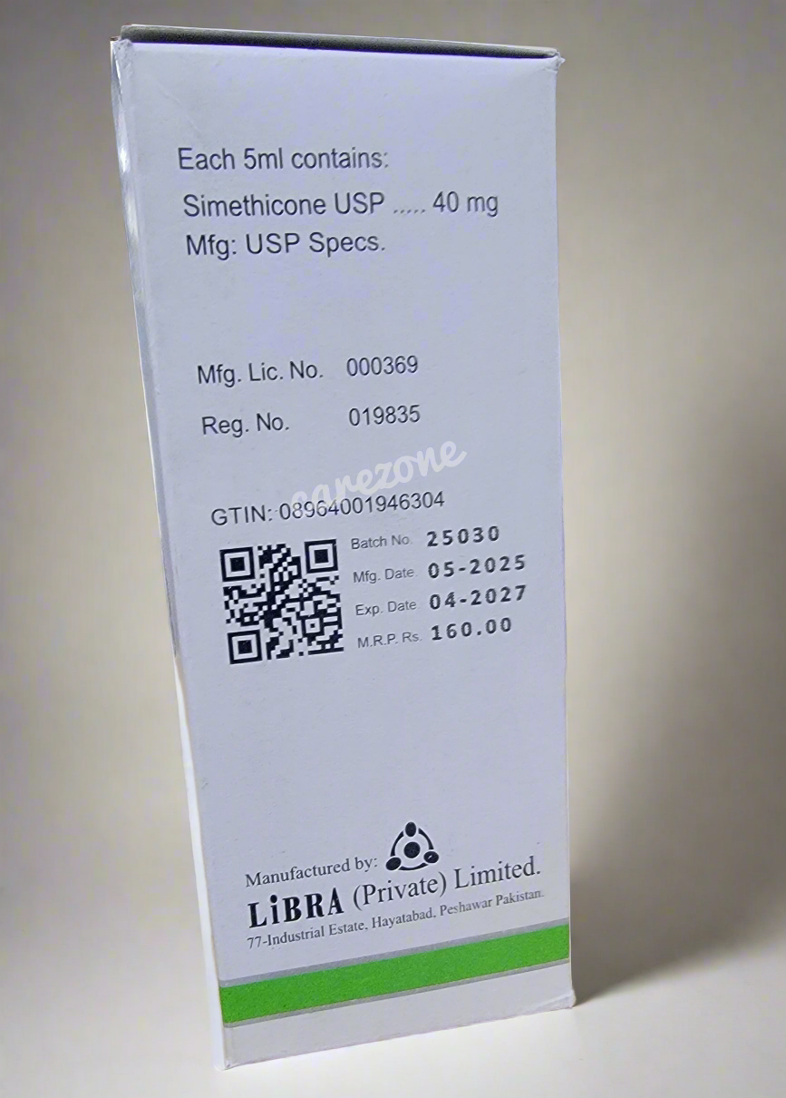 Minical syrup – Simethicone USP – Anti-Colic Infant (Sugar Free, Alcohol Free)