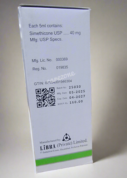 Minical syrup – Simethicone USP – Anti-Colic Infant (Sugar Free, Alcohol Free)
