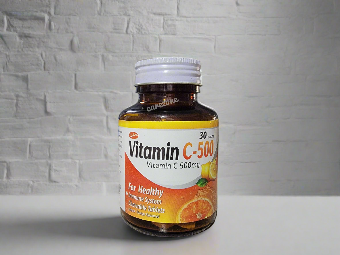 Vitamin-C 500mg Tablets – 30 Chewable tab | Vitamin-C 500mg tablet price