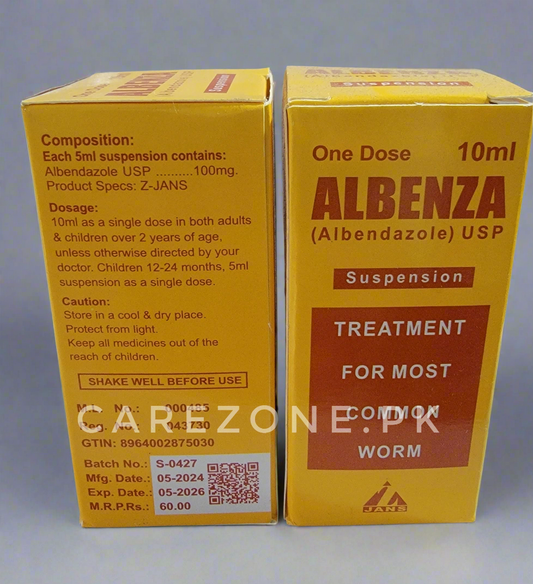 Albenza 10ml syrup (Albendazole)