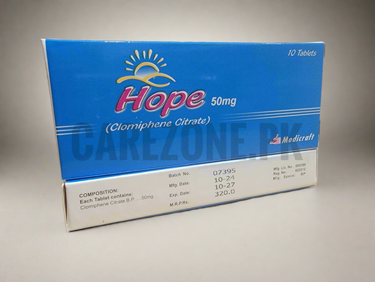 Hope 50mg Tablets (Clomiphene Citrate) – 10 Tablets | Fertility Medicine