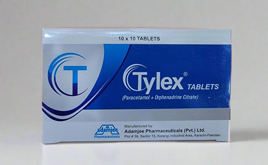 Tylex Tablet  (Paracetamol + Orphenadrine)– 100 Tablets- Nuberol Forte Alternative