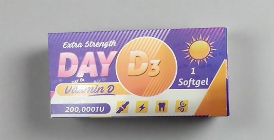 Day D3 Softgel – Vitamin D3 200,000 IU | Pack of 1 Softgel Capsule