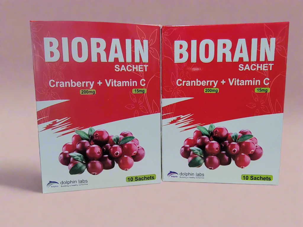 Biorain Sachet (Cranberry Extract 200mg + Vitamin C 15mg) | 10 Sachets Box