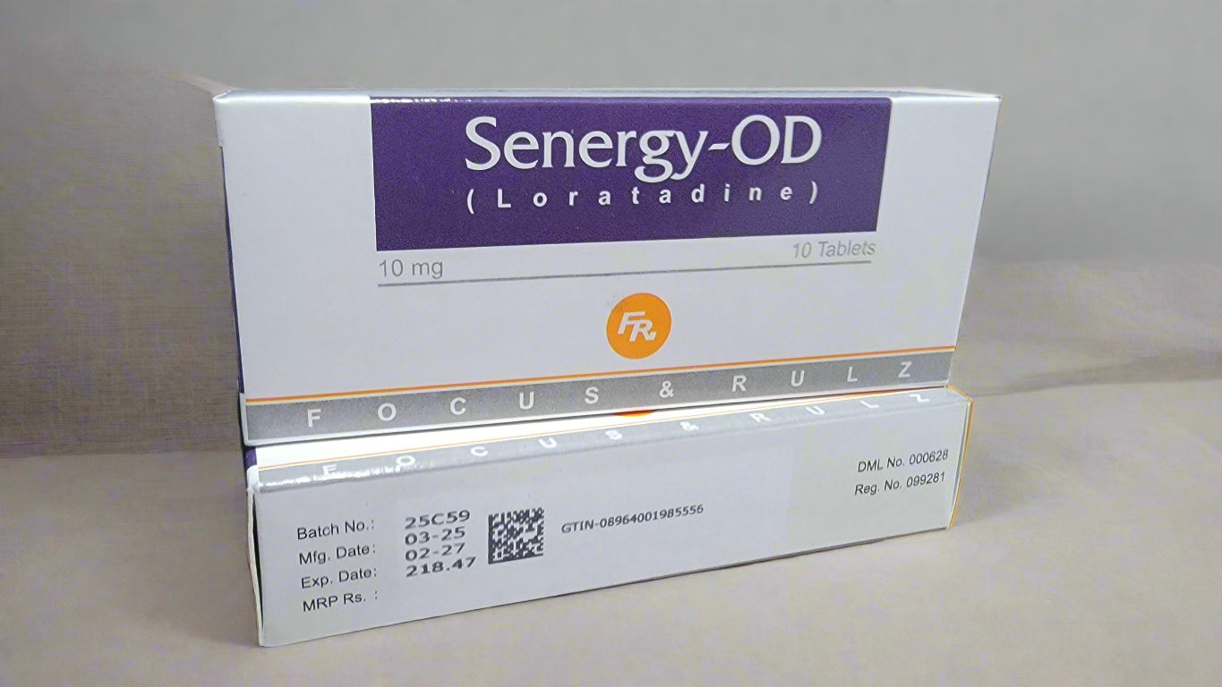 Senergy-OD (Loratadine) 10mg tablet –10 Tablets