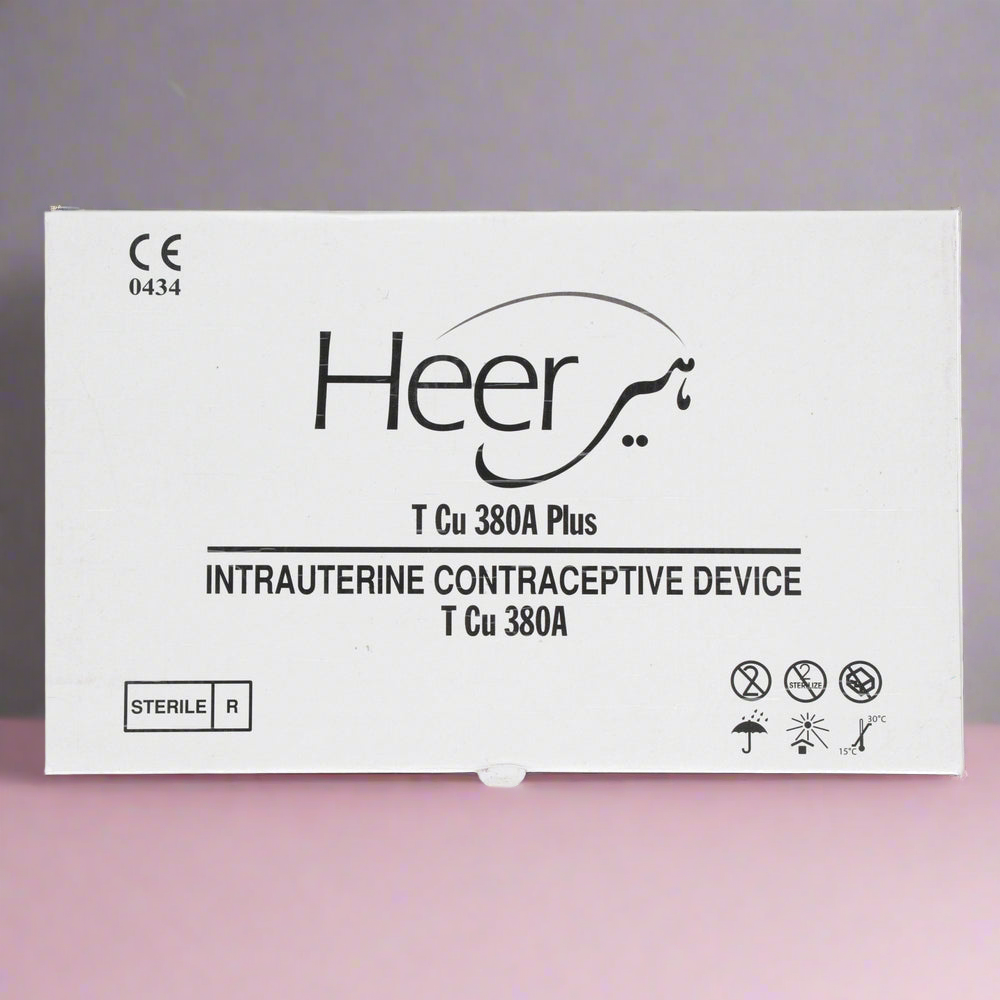 Heer Copper-T Cu 380A (IUD) 1 Piece- Long term birth control