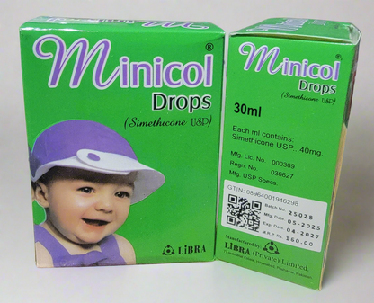 Minical Drop – Simethicone USP – Anti-Colic Infant Oral Drops with Dropper (Sugar Free, Alcohol Free)