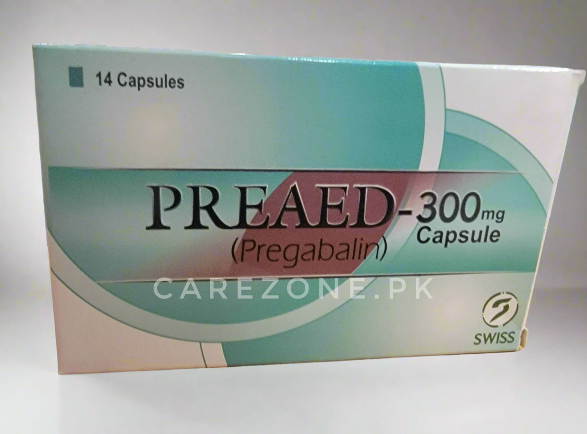 PREAED-300M Capsules – Pregabalin 300mg | Nerve Pain & Anxiety Relief | 14 Capsules