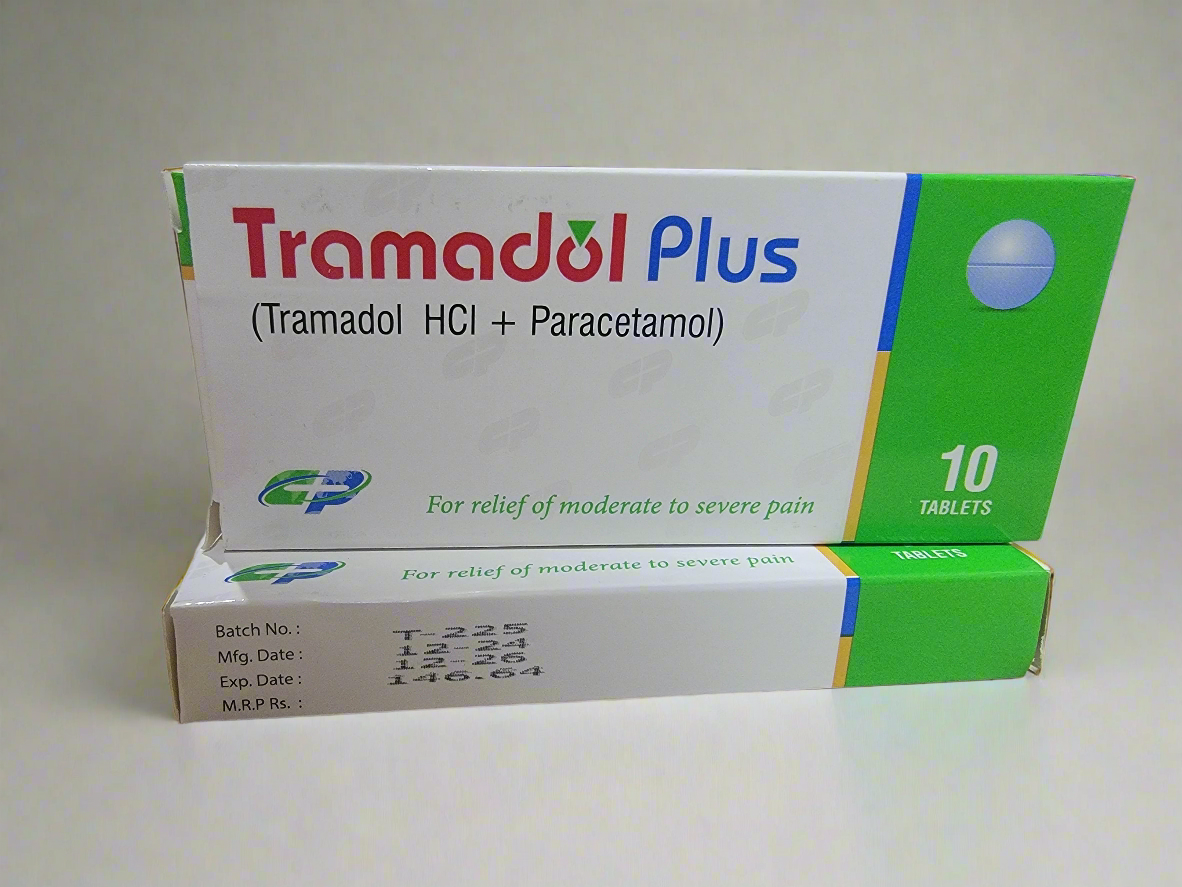 Tramadol Plus (Tramadol HCl + Paracetamol) – 10 Tablets for Moderate to Severe Pain Relief