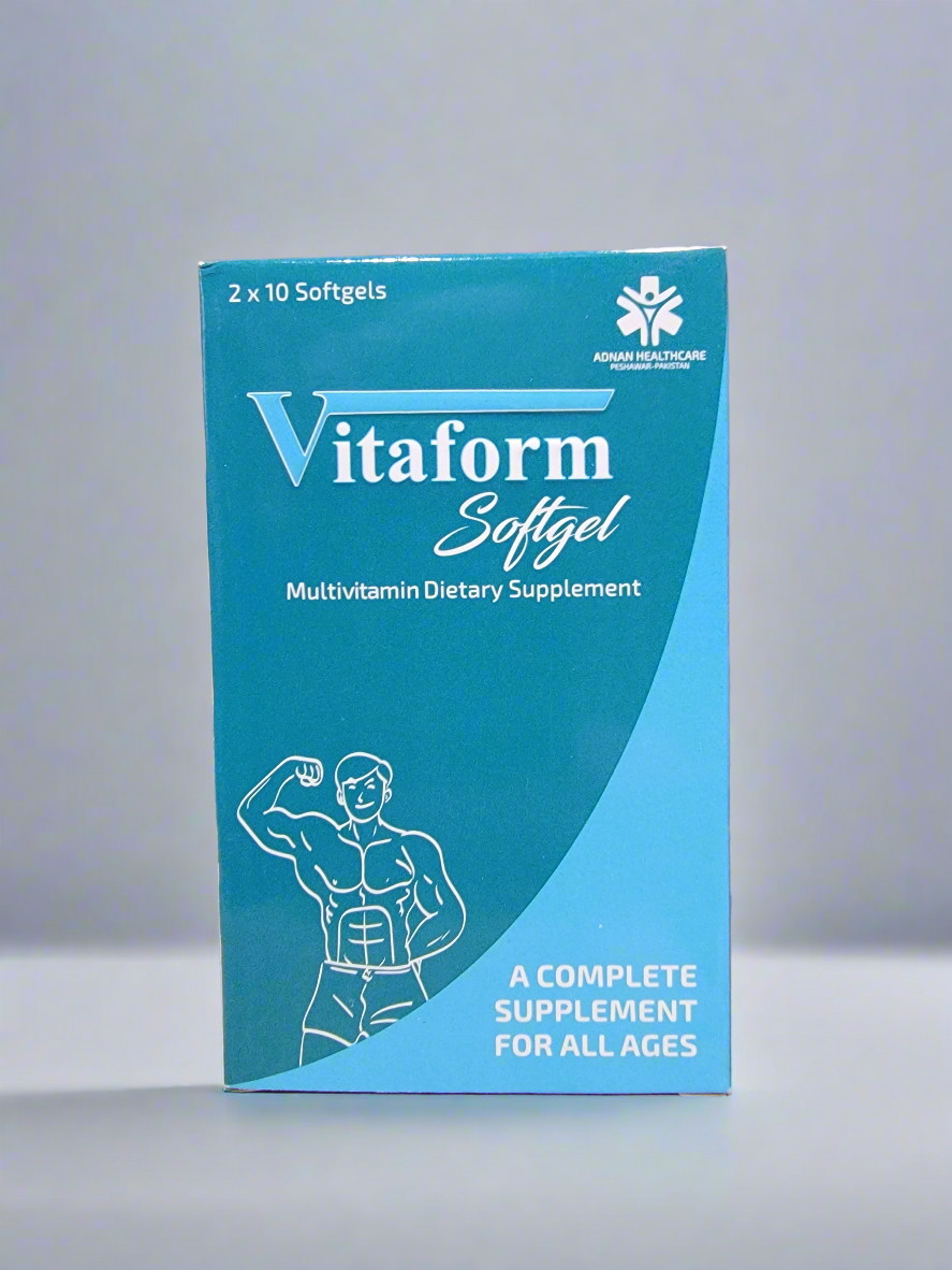 Vitaform Softgel Capsule- Multivitamins and Minerals-20's