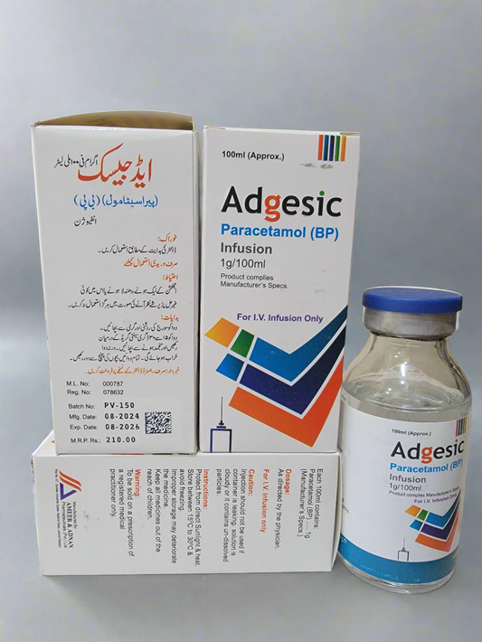 Adgesic Paracetamol infusion 1g/100ml