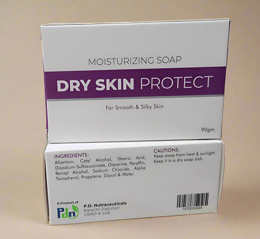 Dry Skin Moisturizing Soap | Smooth & Silky Skin Formula | 90g Bar