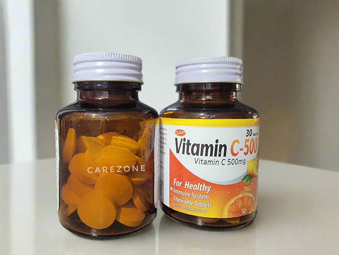 Vitamin-C 500mg Tablets – 30 Chewable tab | Vitamin-C 500mg tablet price