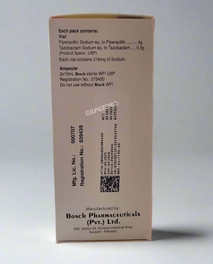 Tanzo Injection 4.5g injection – (Piperacillin & Tazobactam)