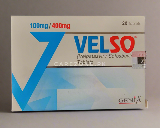 VELSO Tablets – Velpatasvir 100mg + Sofosbuvir 400mg | Hepatitis C Treatment | 28 Tablets