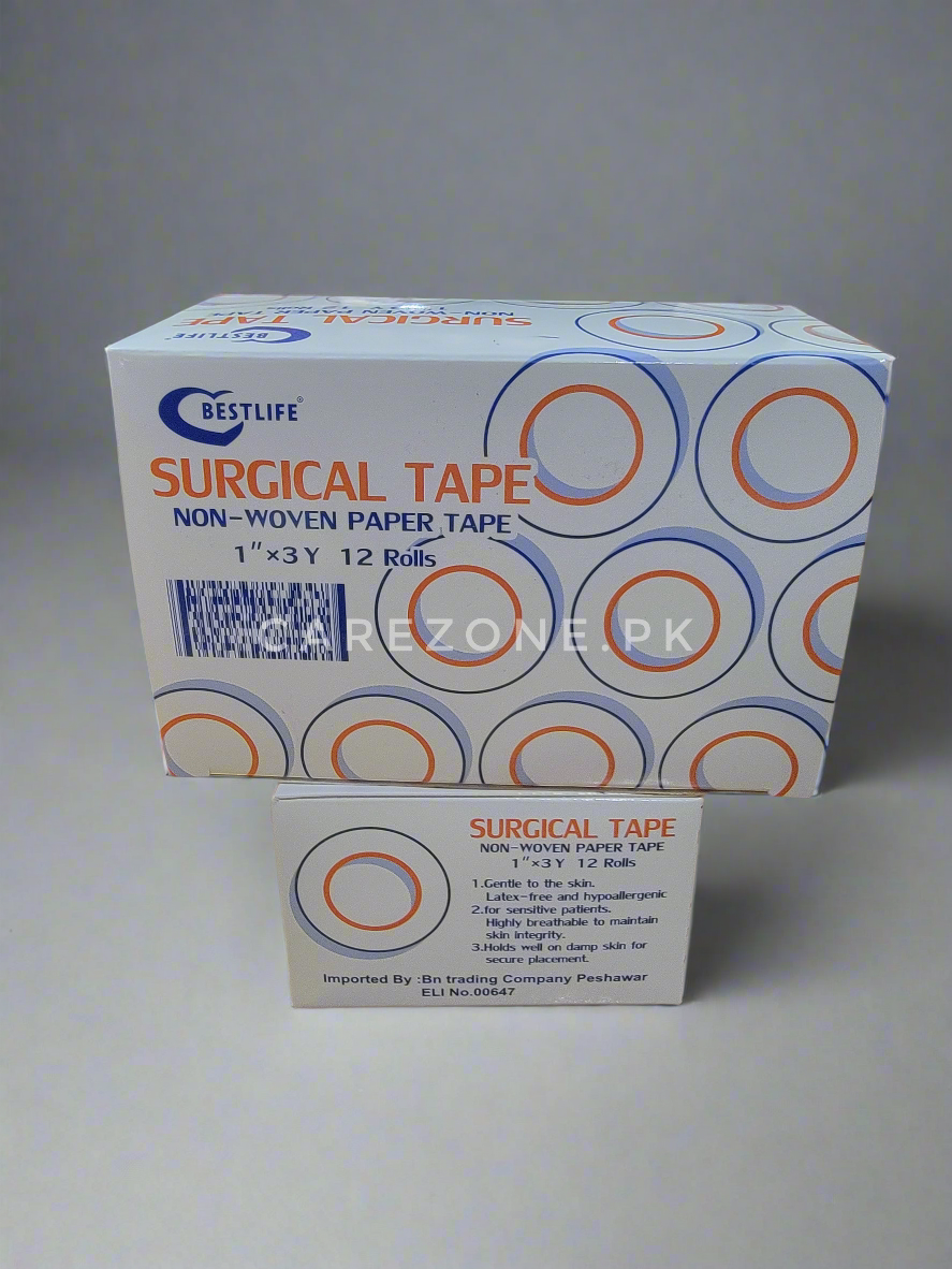 Surgical Tape Non-woven paper tape 12 Rolls