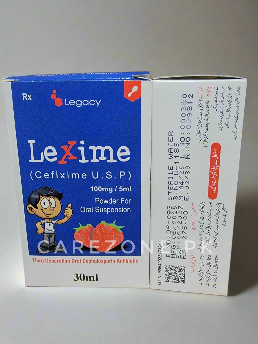 Lexime 100mg Suspension – Cefixime
