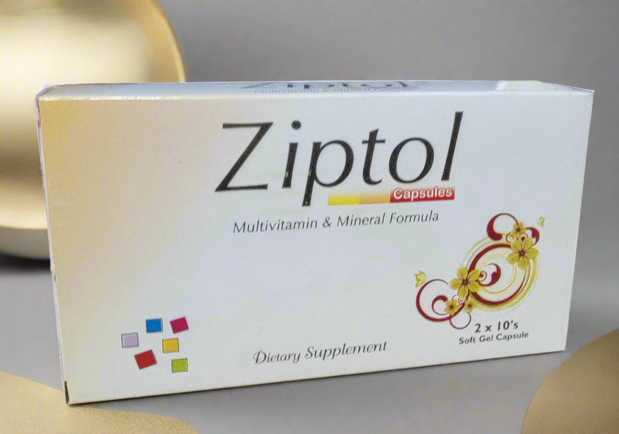 Zipto capsule l Multivitamin & Mineral Formula – 20’s Soft Gel Capsules