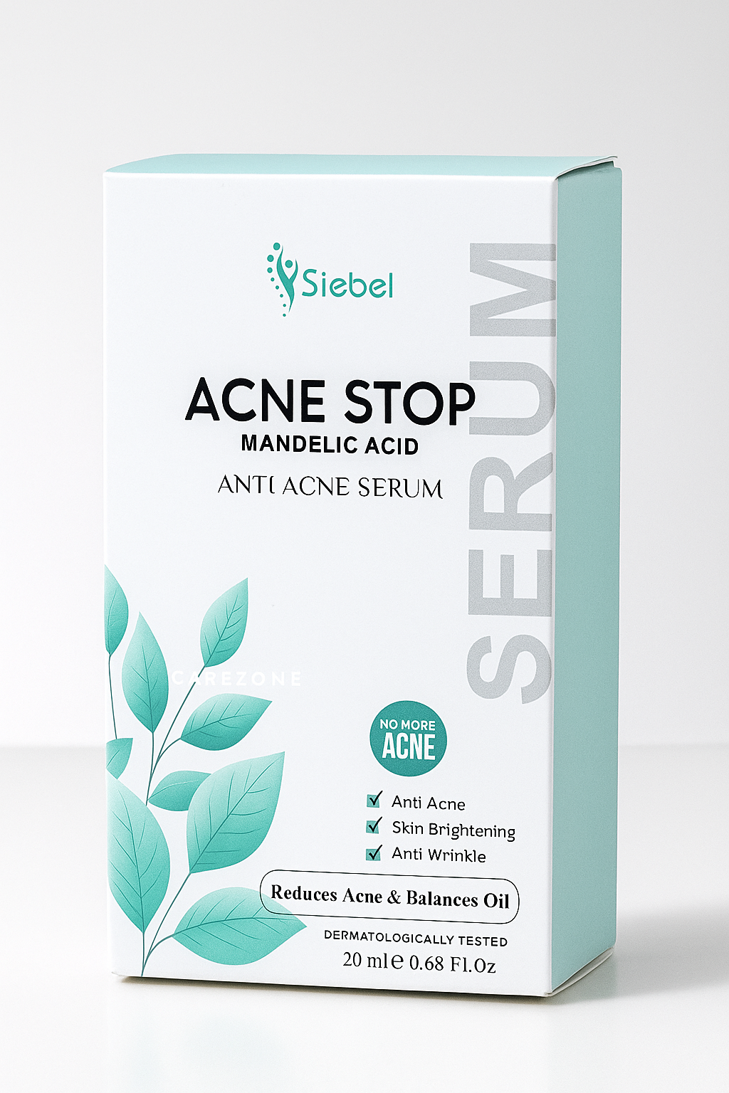 ACNE STOP Mandelic Acid Anti Acne Serum – Anti Acne, Skin Brightening & Anti-Wrinkle- Dermatologically Tested Serum