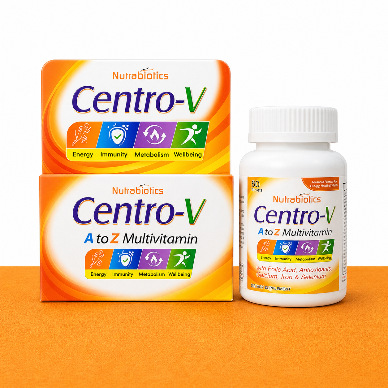 Centro-V Tablets (A–Z Multivitamin & Multimineral Supplement) - 60 Tablets- Centrum Alternative Price in Pakistan