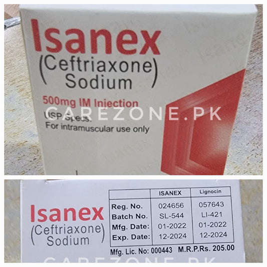 Isanex 500mg Injection