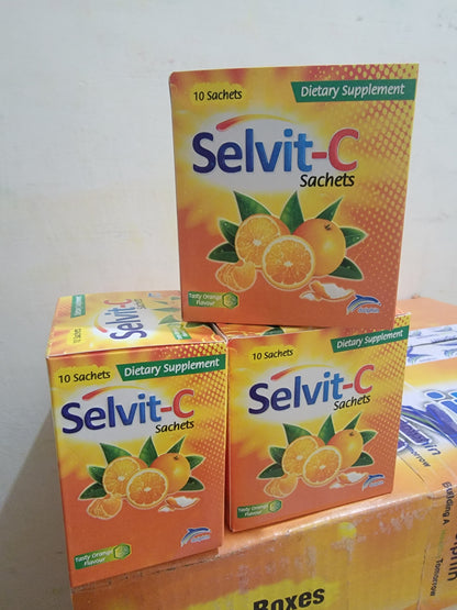 Selvit-c sachet orange flavor / Calvit-c sachet alternative