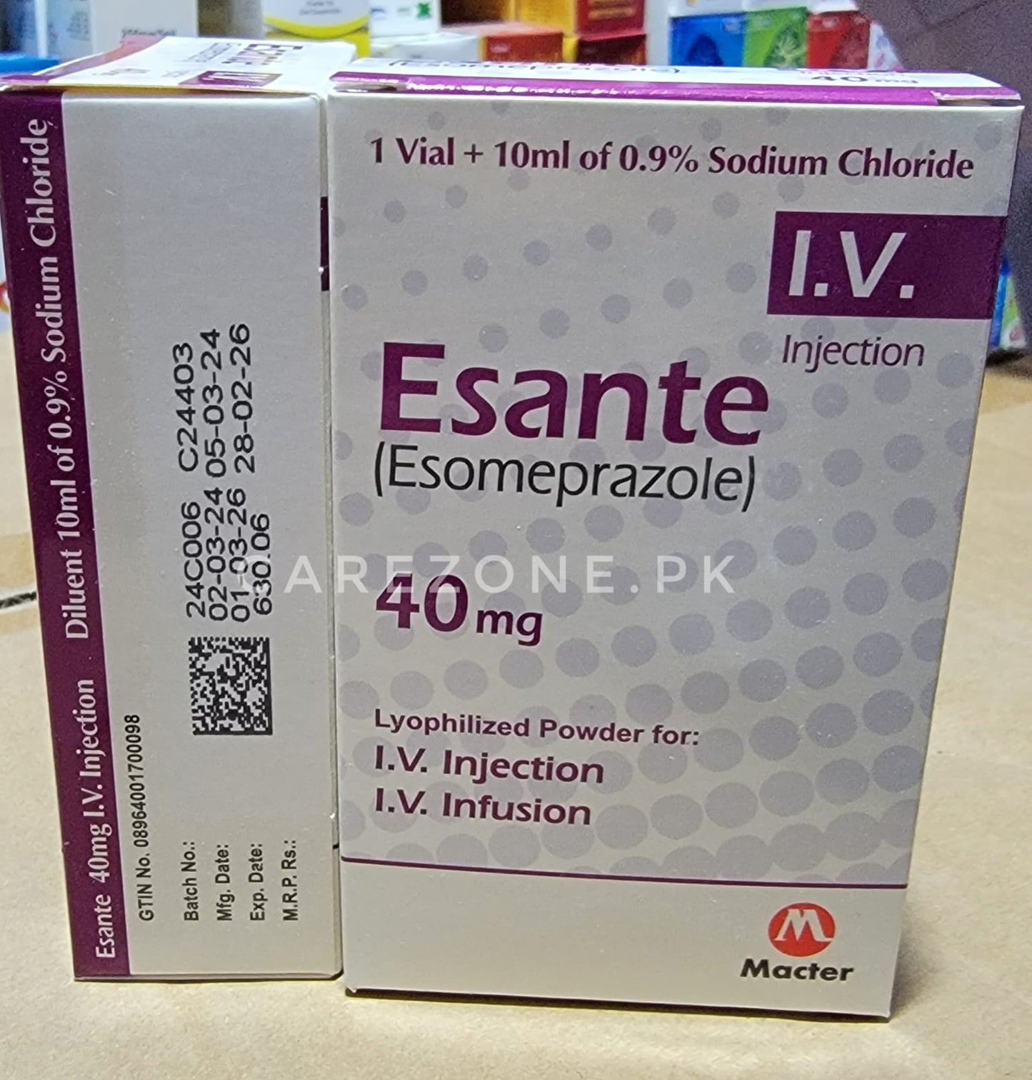 Esante 40mg I.V. (Esomeprazole)