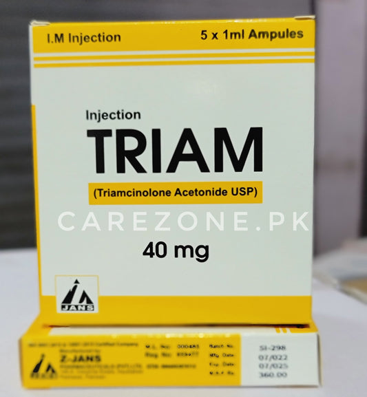 Triam 40mg injection (Triamcinolone Acetonide) k.kort alternative