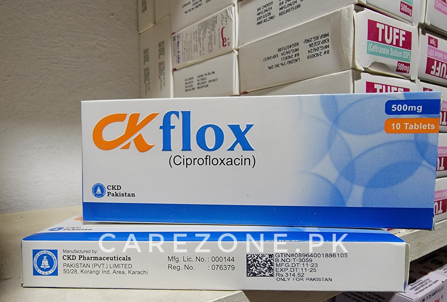 CK flox 500mg tablets Ciprofloxacin 500mg