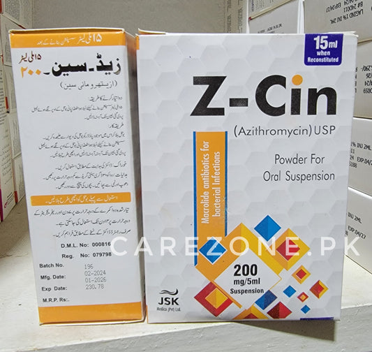 Z-Cin Oral suspension (Azithromycin)